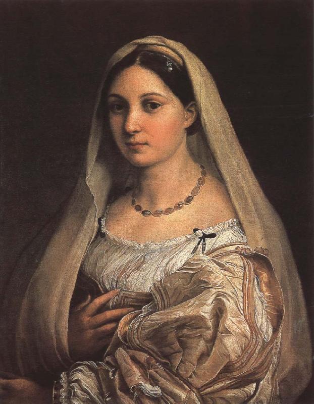 RAFFAELLO Sanzio Wearing veil woman oil painting image
